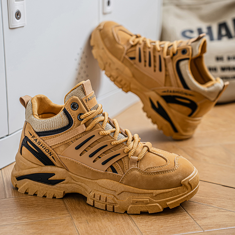 Men'S Shoes Increase Height - Zapatos de senderismo con plataforma para