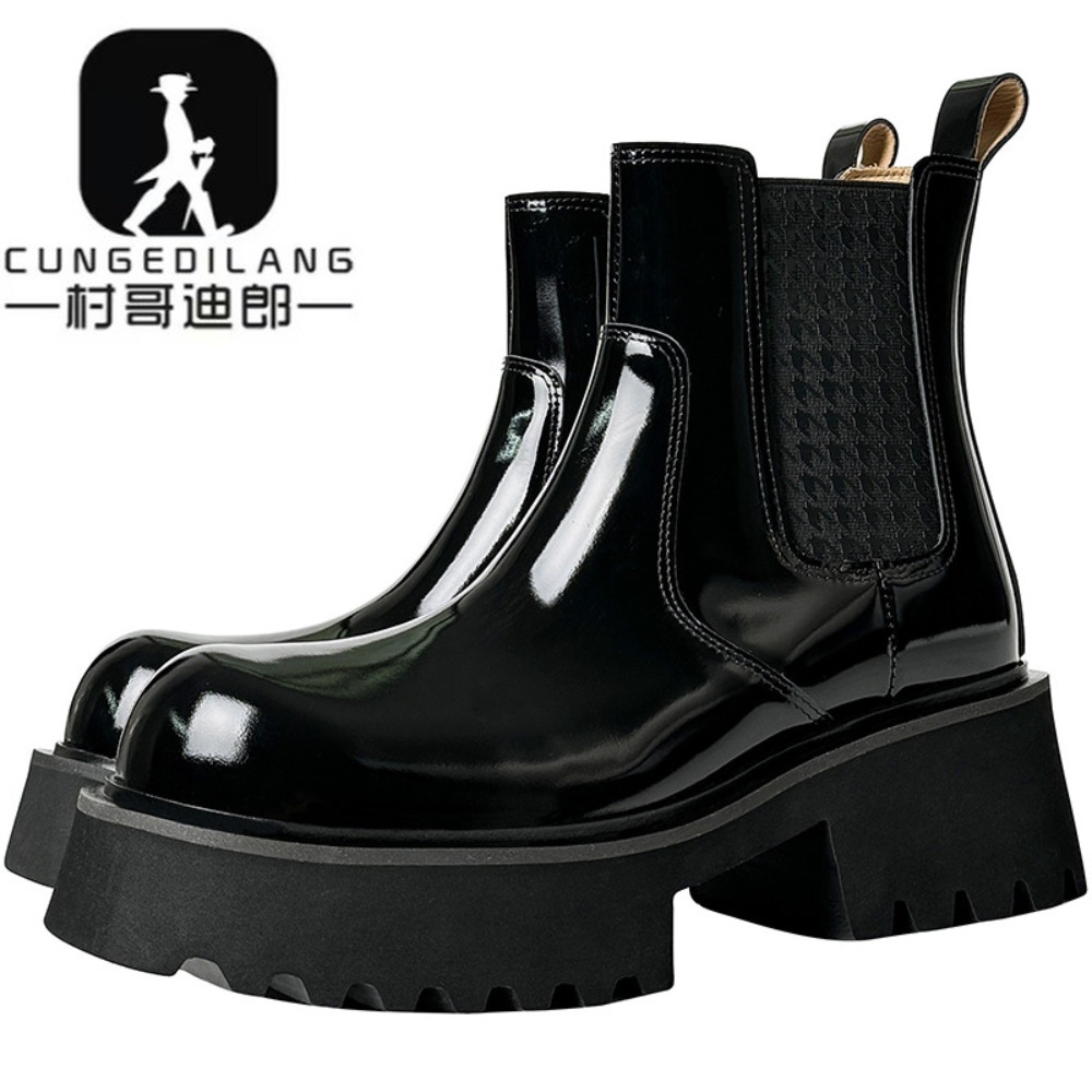 Men'S Shoes Increase Height - Botas Chelsea de invierno para hombre,