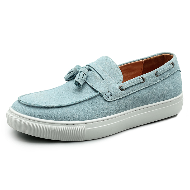 Men'S Shoes Hey Dude - Mocasines Clásicos de Ante con Borlas