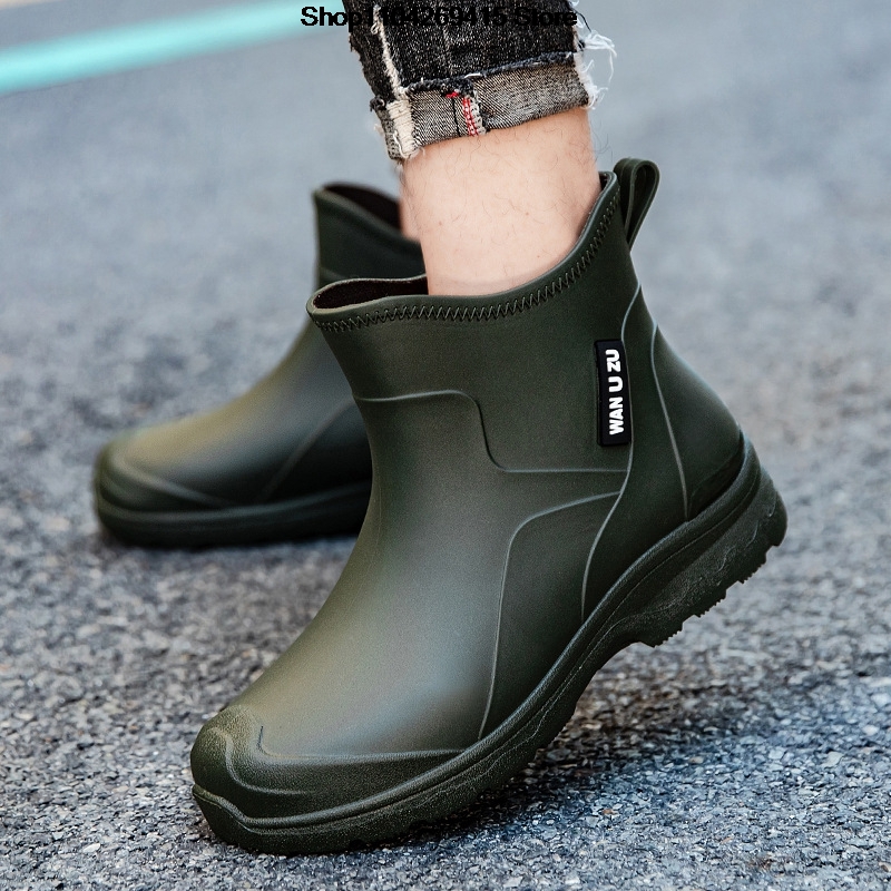 Men'S Shoes Water Resistant - Nuevas botas de lluvia antideslizantes impermeables