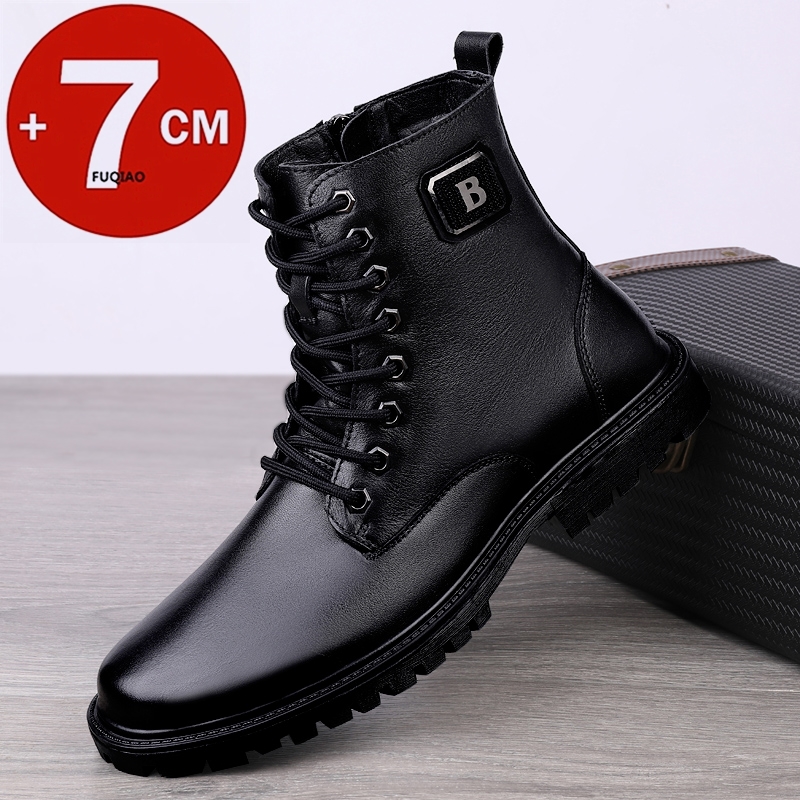 Botas con elevador de cuero ge - Men'S Shoes Increase Height reseña y precio