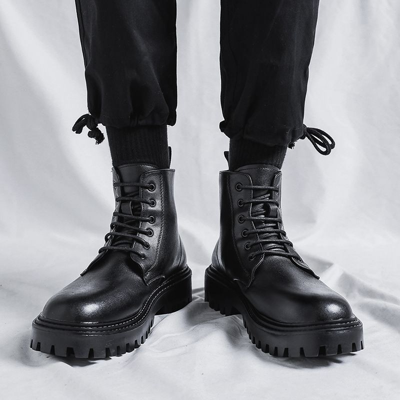 Botas de Cuero para Hombre, Es - Men'S Shoes Increase Height reseña y precio