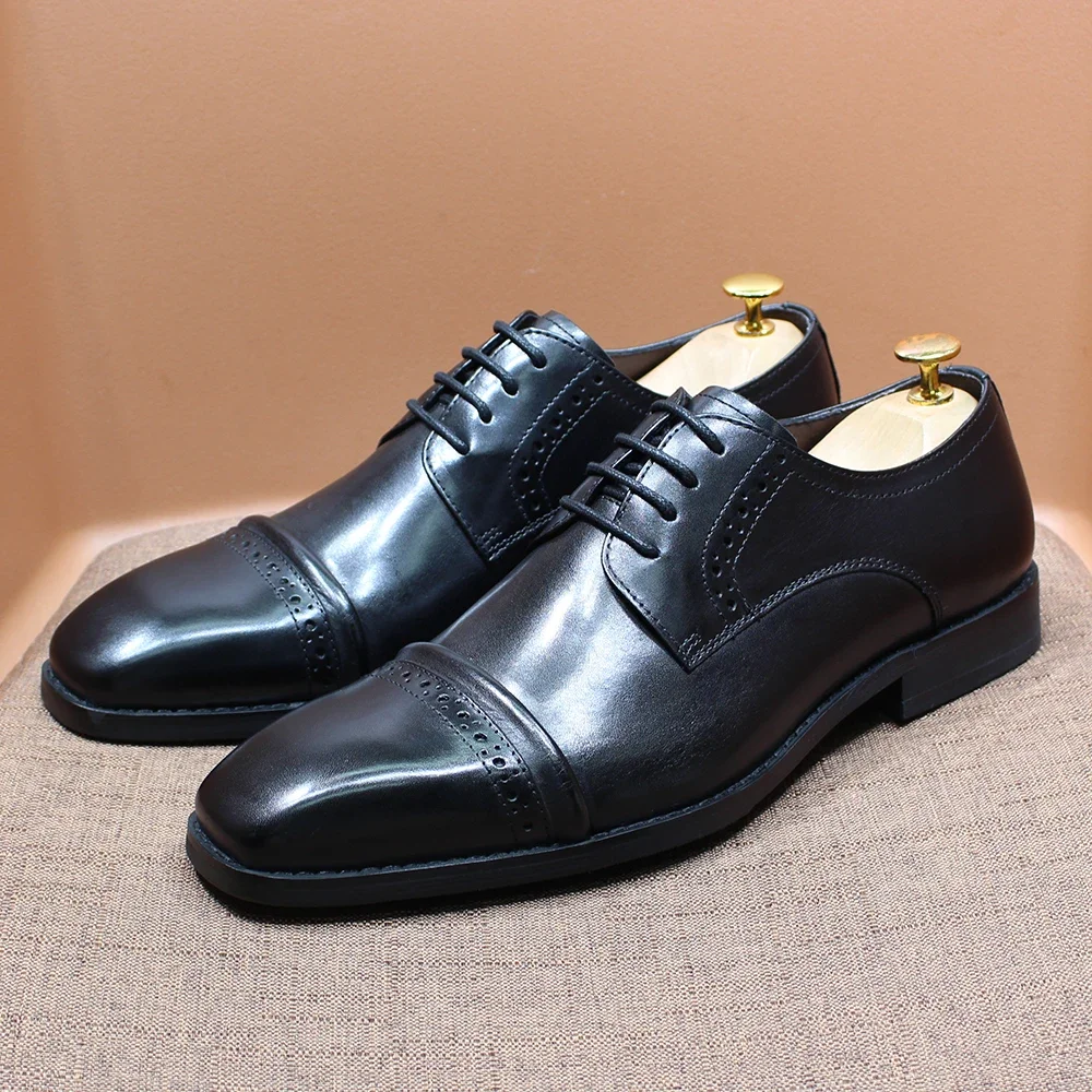 Robusto puntera Oxfords cuero  - Men'S Shoes Smart reseña y precio