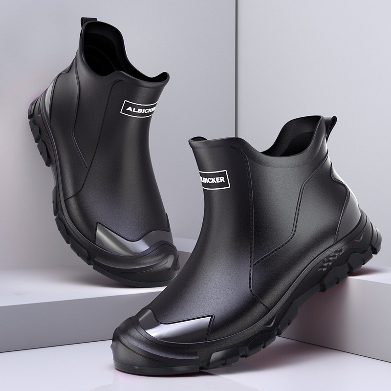 Botas de lluvia cortas para ho - Men'S Shoes Water Resistant reseña y precio