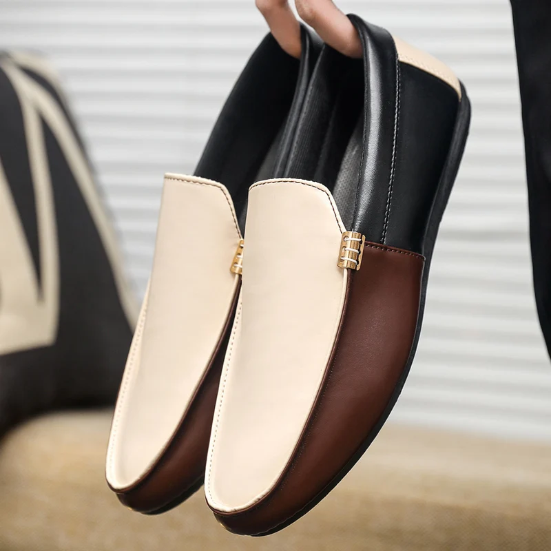 Mocasines de cuero a la moda p - Men'S Shoes Hey Dude reseña y precio