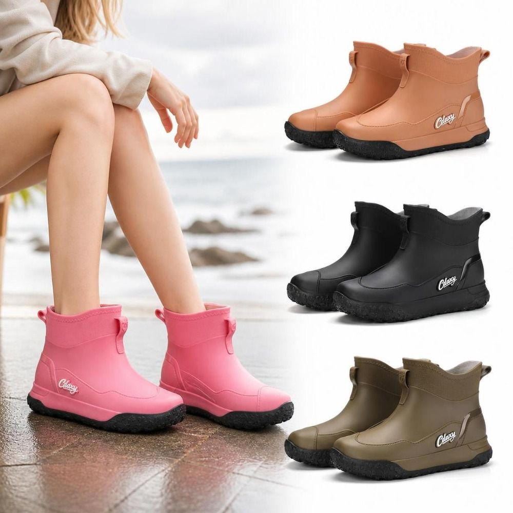 Botas de lluvia cortas, imperm - Men'S Shoes Water Resistant reseña y precio