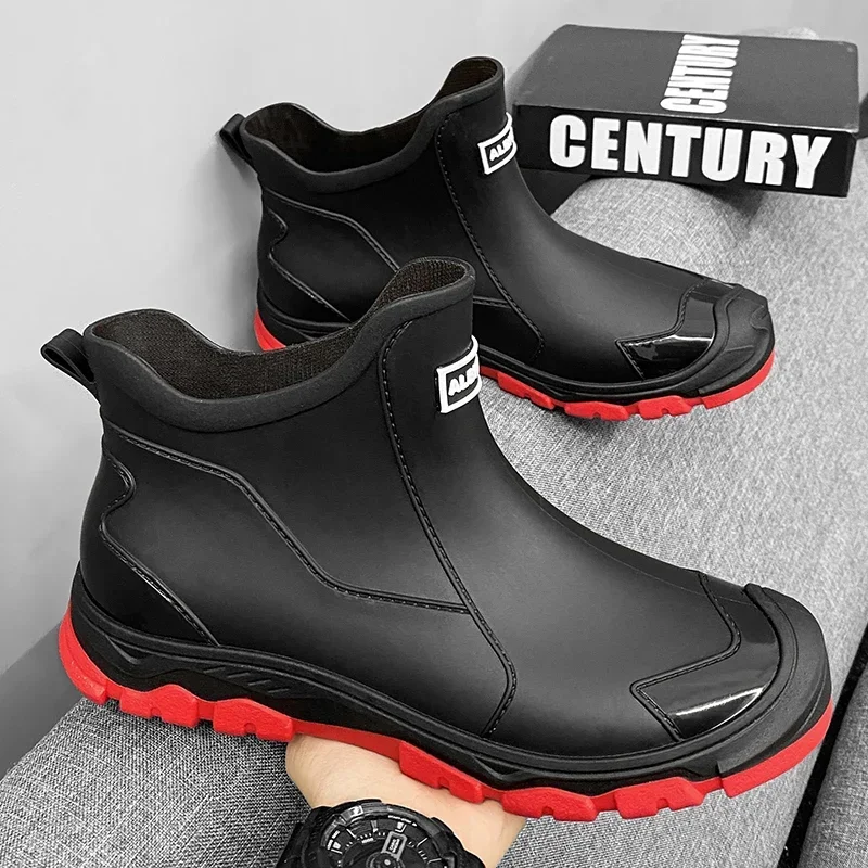 Botas de lluvia cortas para ho - Men'S Shoes Water Resistant reseña y precio