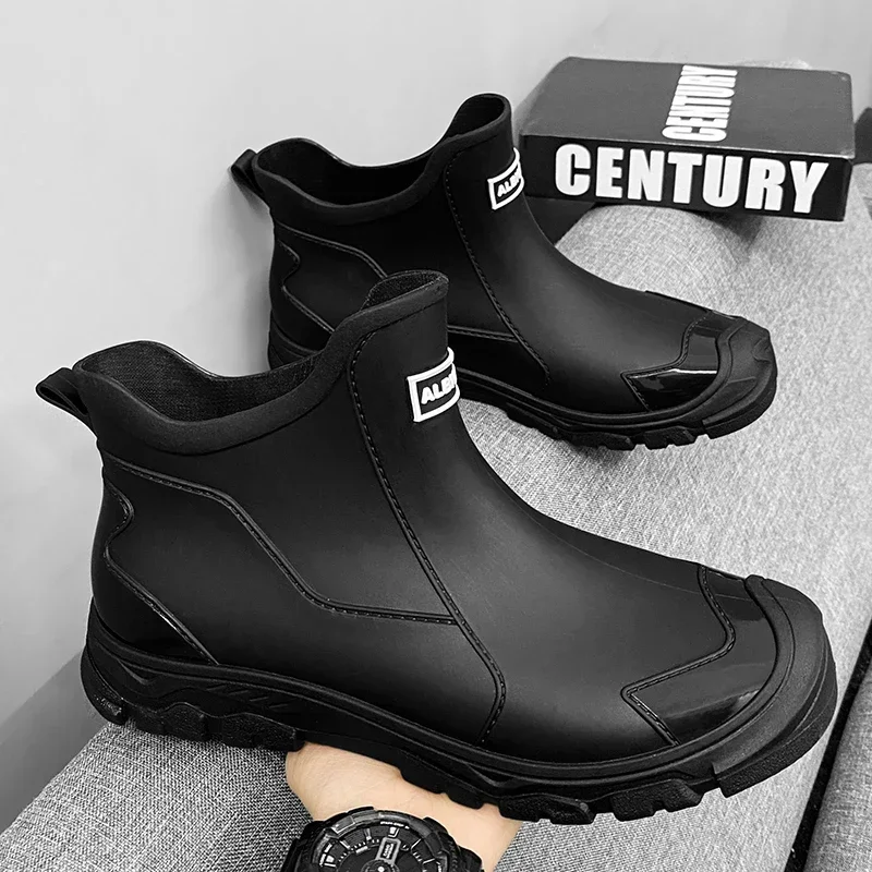 Botas de lluvia cortas para ho - Men'S Shoes Water Resistant reseña y precio