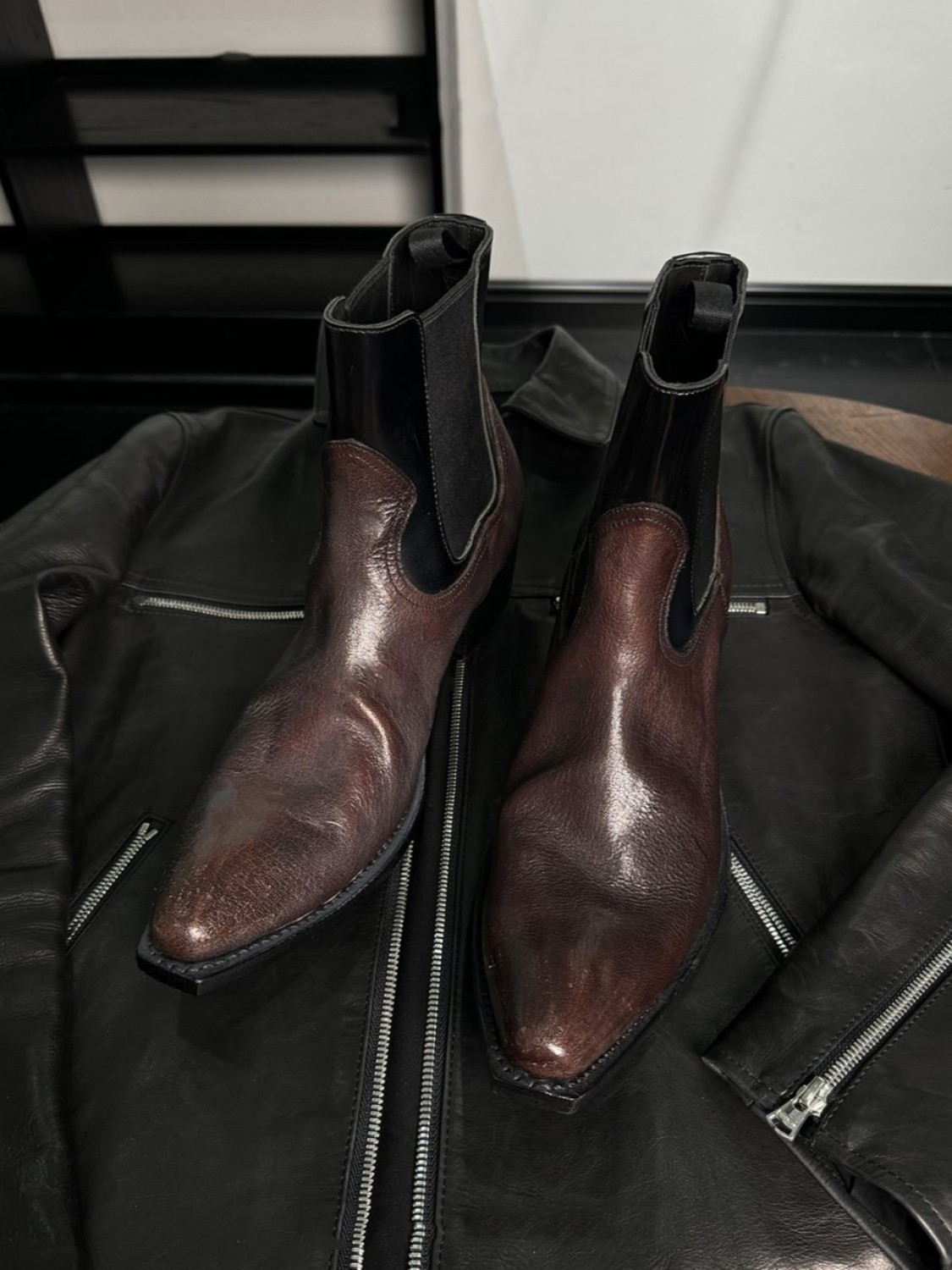 Botas Chelsea de Cuero Negro p - Men'S Shoes Smart reseña y precio